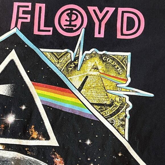 PINK FLOYD  T-SHIRT ~ SIZE Extra Large , Black Cotton Vintage Y2k Short Sleeve - Picture 5 of 7